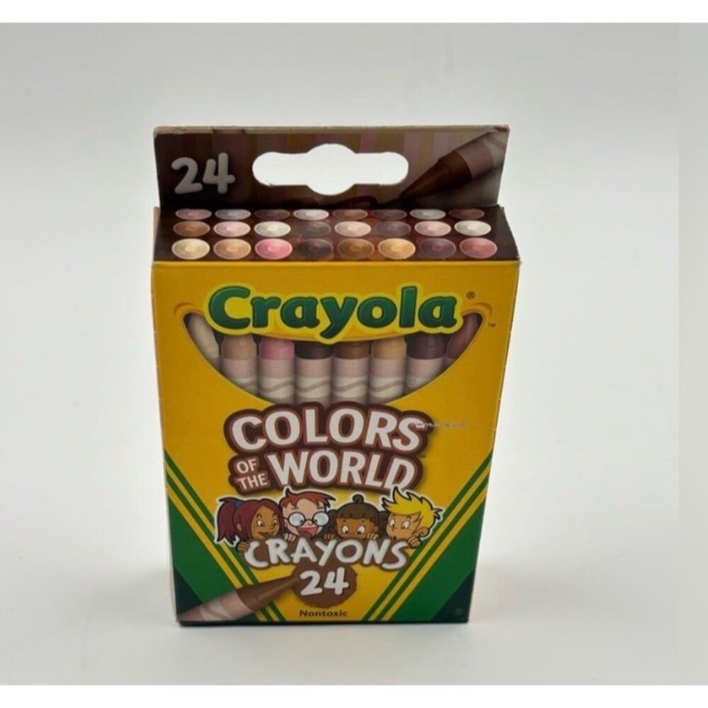 Crayola Colors of the World Crayons 24 Count Skin Tone Shades Diversity NWOT